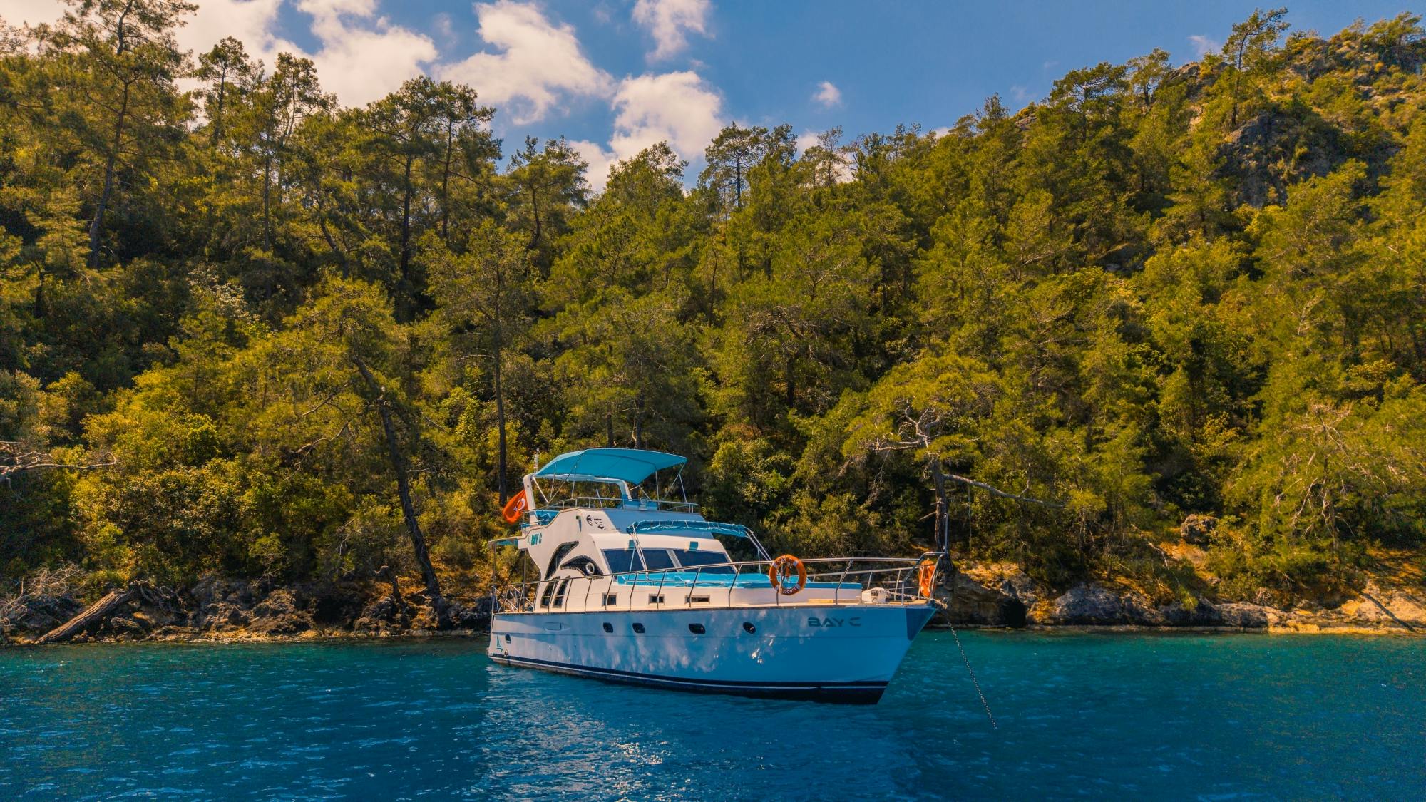 Three-hour VIP yacht cruise from Fethiye
