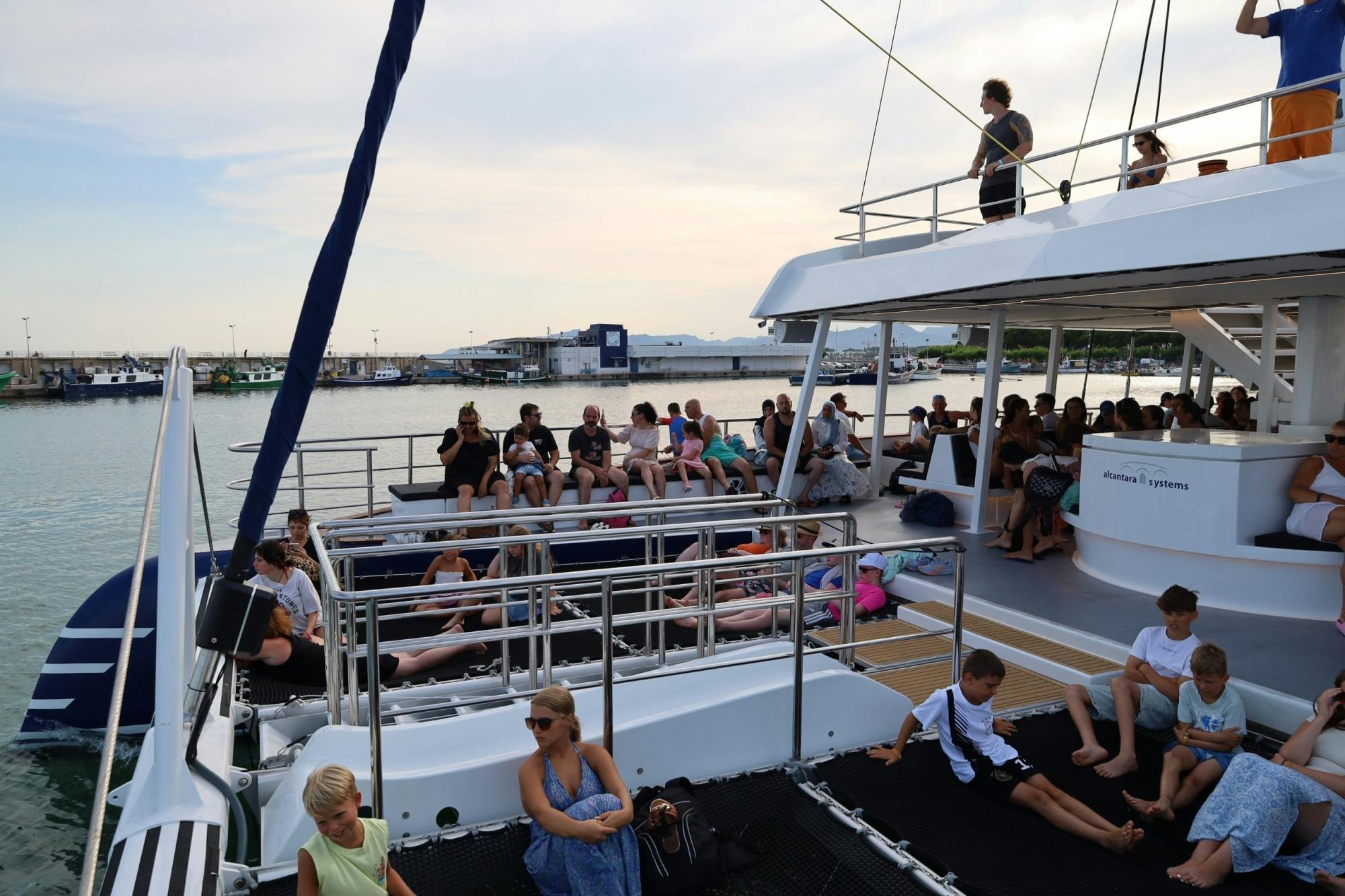 Blue Diamond catamaran cruise with unlimited drinks
