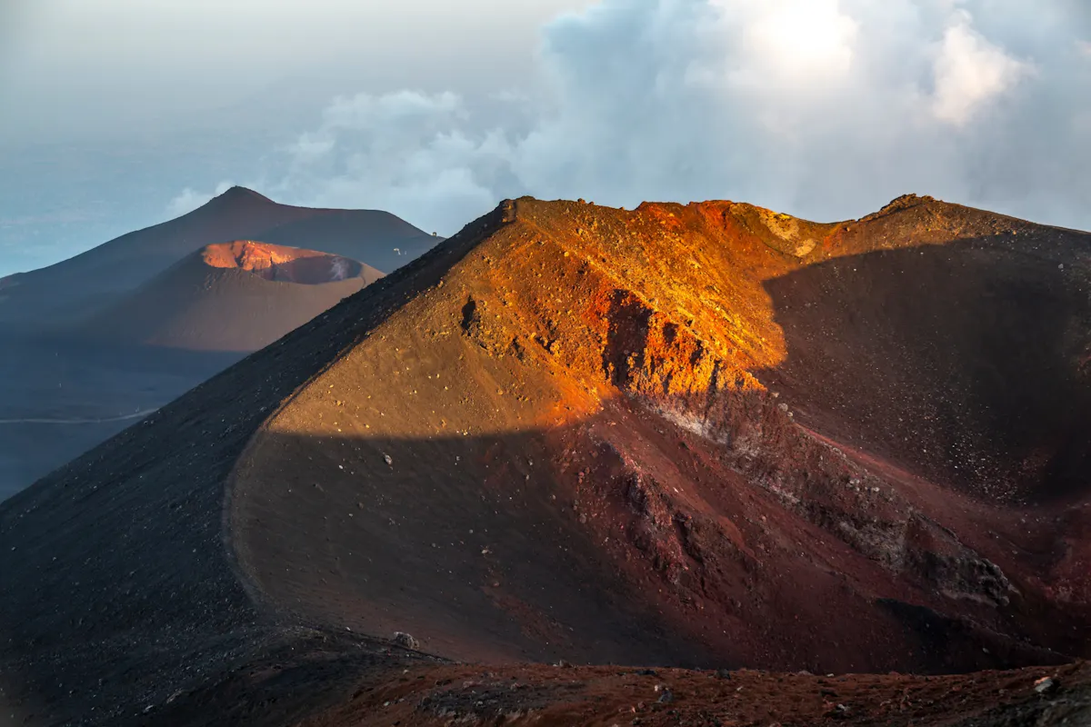 Mount Etna guided sunset tour with Sicilian dinner