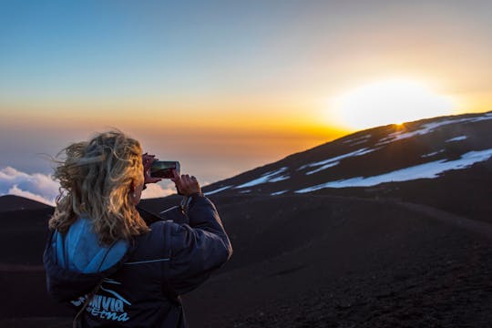 Mount Etna guided sunset tour with Sicilian dinner