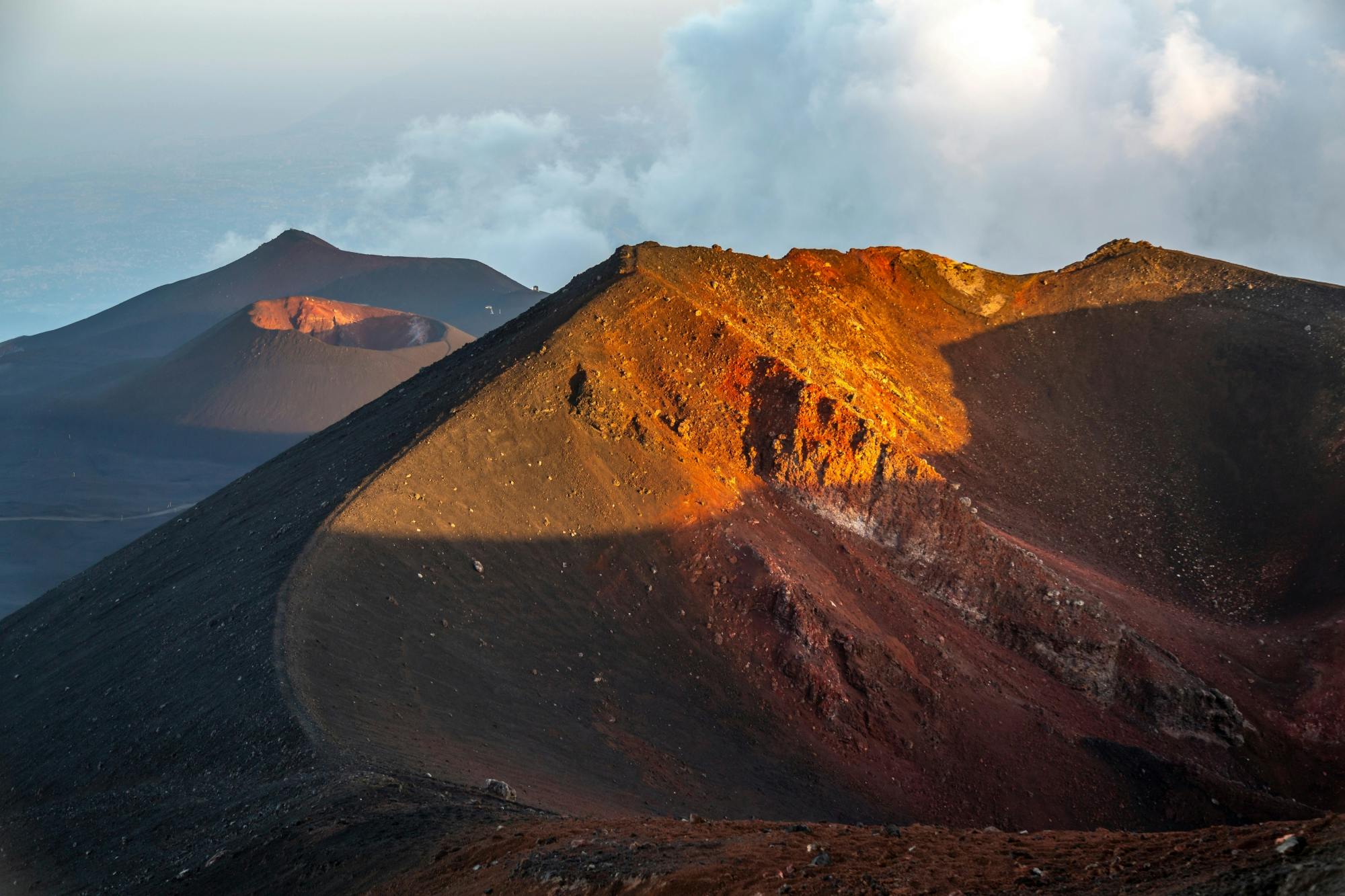 Mount Etna guided sunset tour with Sicilian dinner