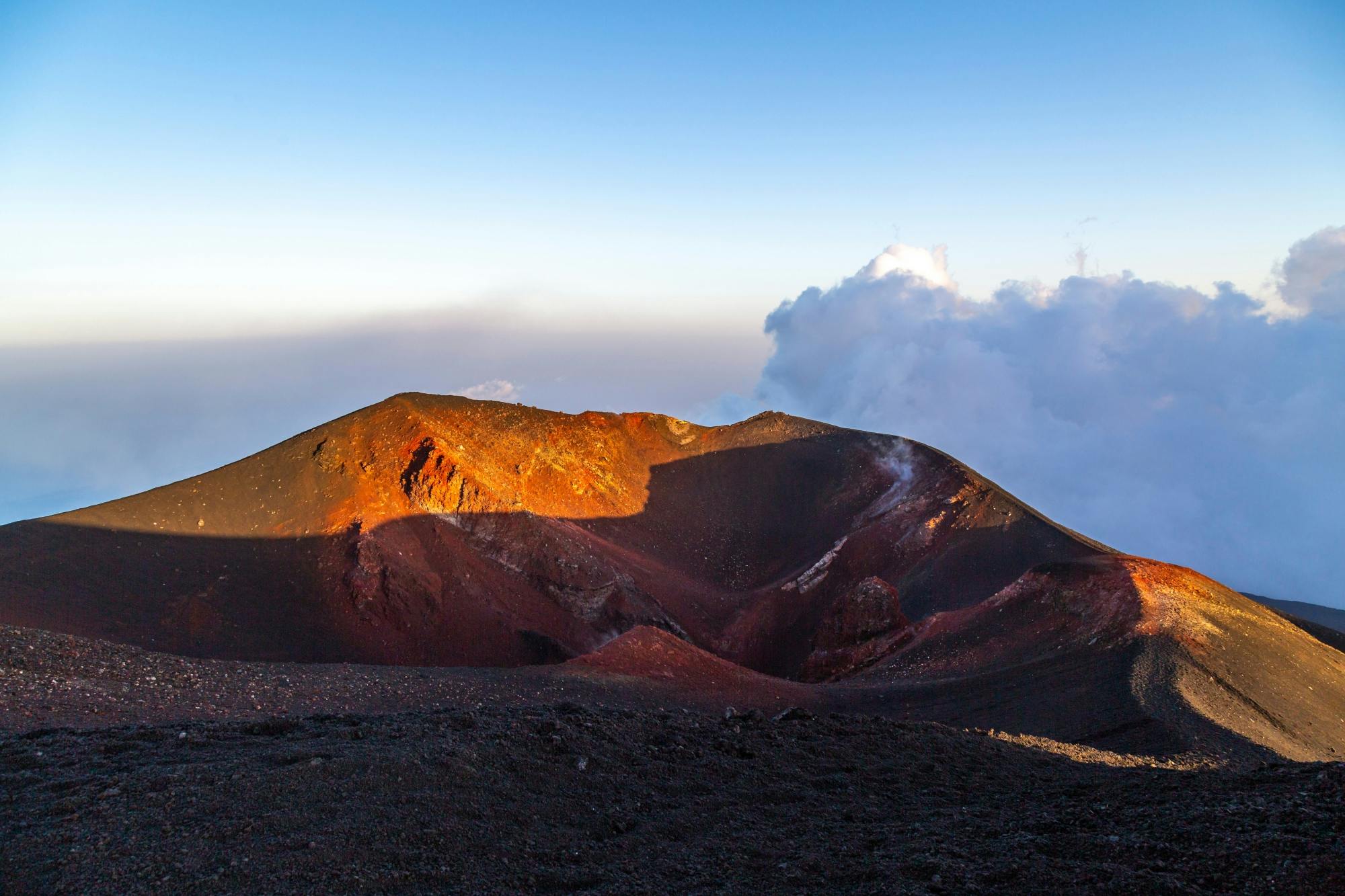 Mount Etna guided sunset tour with Sicilian dinner