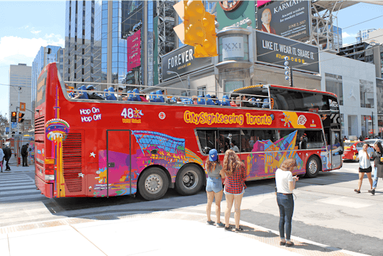 Toronto hop-on hop-off bus tour with night option