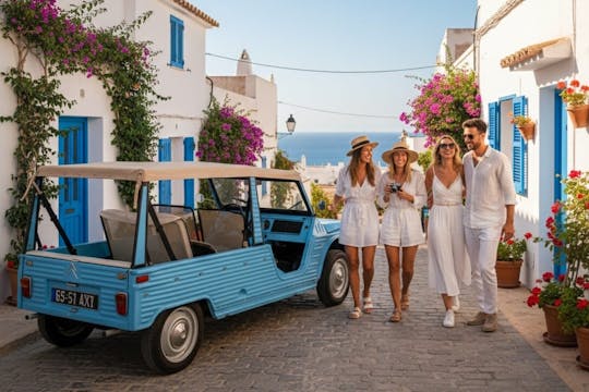 Ibiza Mehari Cabrio-Erlebnis ab Playa den Bossa