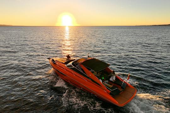 Escapade de deux heures en hors-bord au coucher du soleil à Lanzarote - avec transport