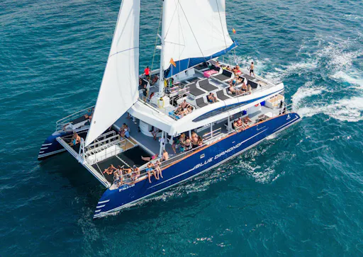Five-hour Blue Diamond catamaran cruise with barbecue