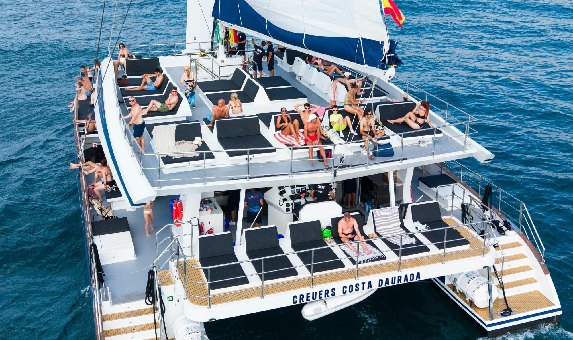 Five-hour Blue Diamond catamaran cruise with barbecue