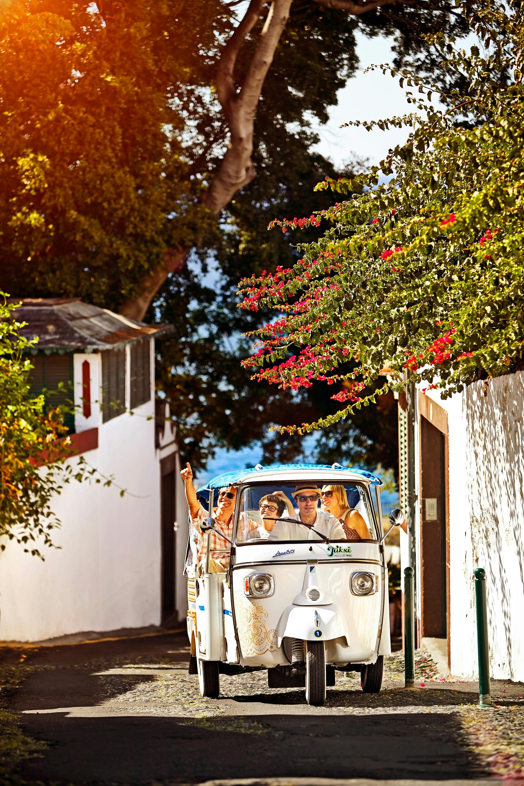 Madeira tailored tuk-tuk taxi tour from Funchal