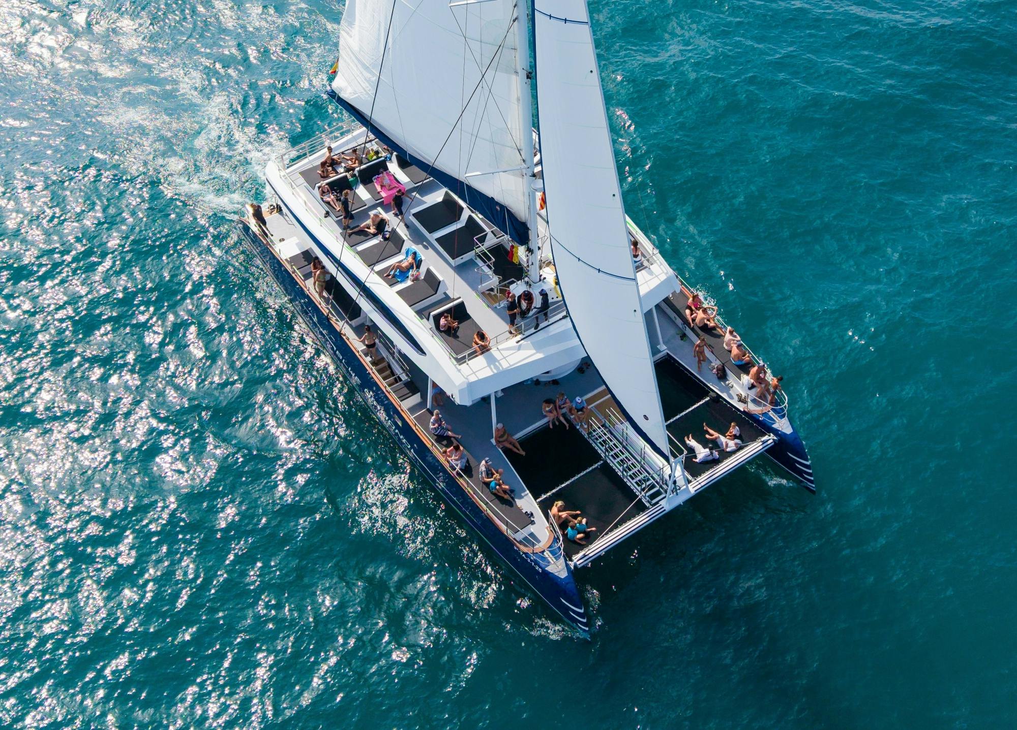 Five-hour Blue Diamond catamaran cruise with barbecue