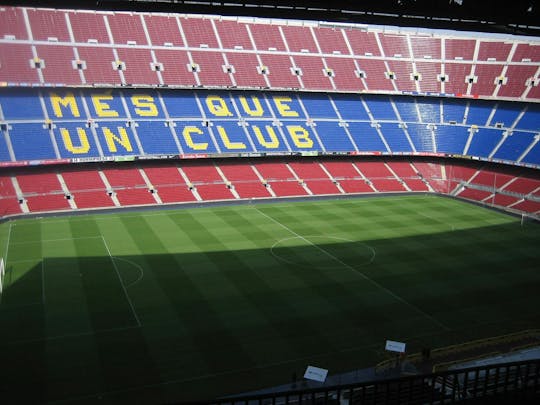 Toegangskaart voor de voetbalwedstrijd van FC Barcelona in het Spotify Camp Nou