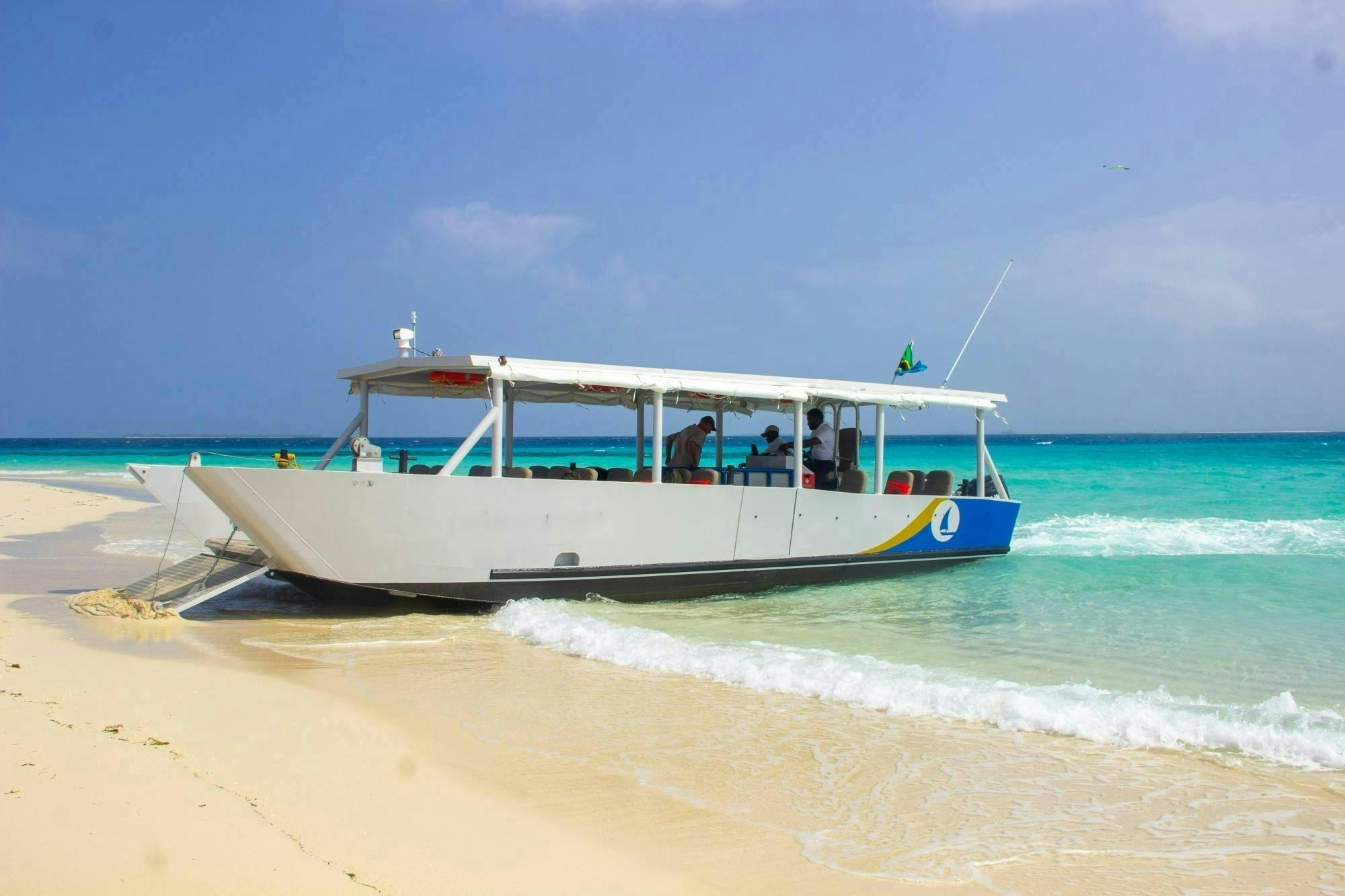 Excursão de mergulho com snorkel em Zanzibar ao banco de areia de Nyange, com almoço de churrasco