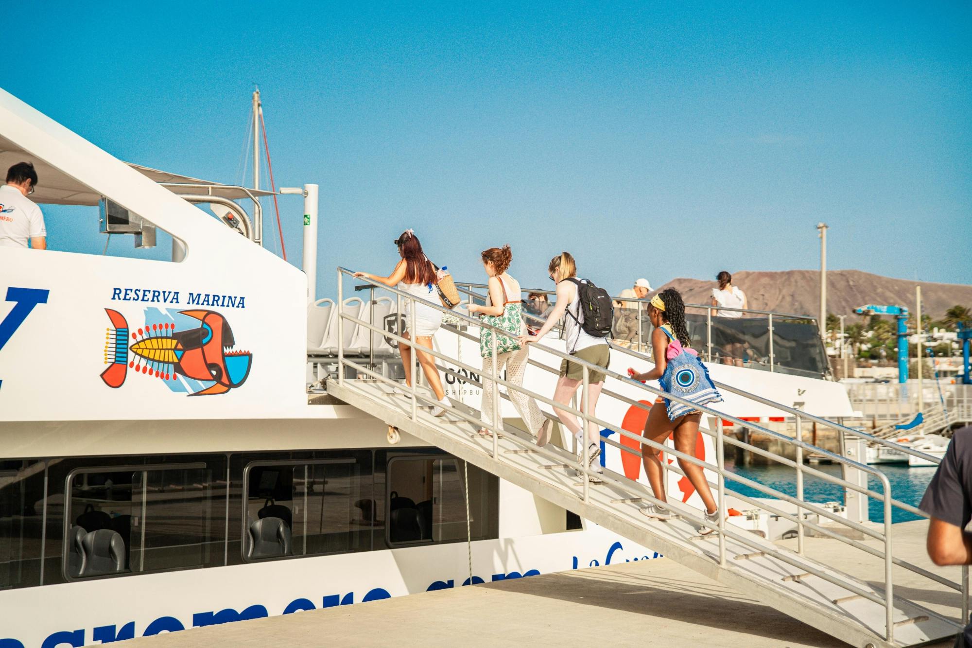 Lanzarote express ferry with transfer