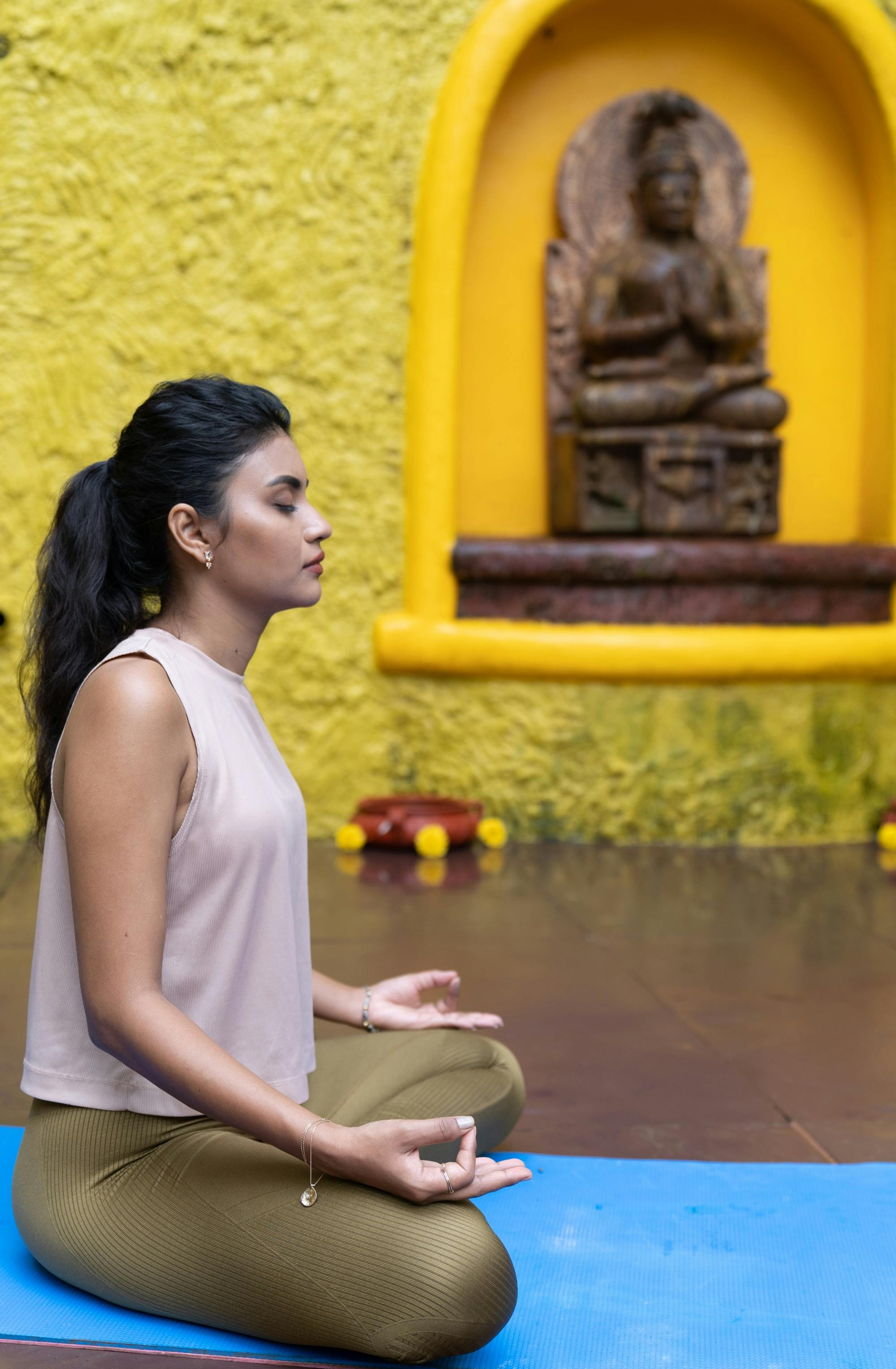 Yoga experience at Shanti Morada Heritage Mansion in north Goa