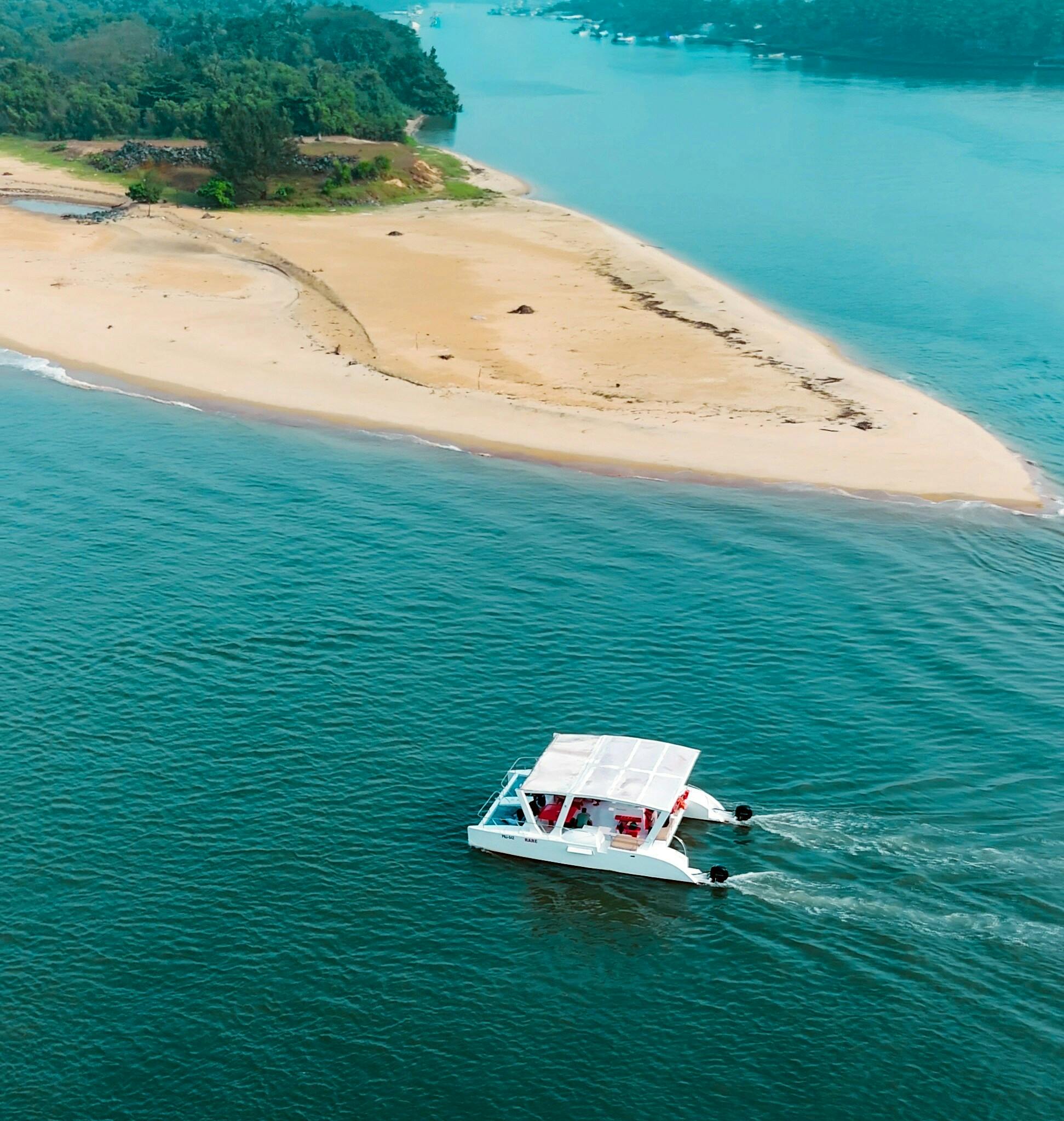 South Goa catamaran cruise on the Arabian Sea