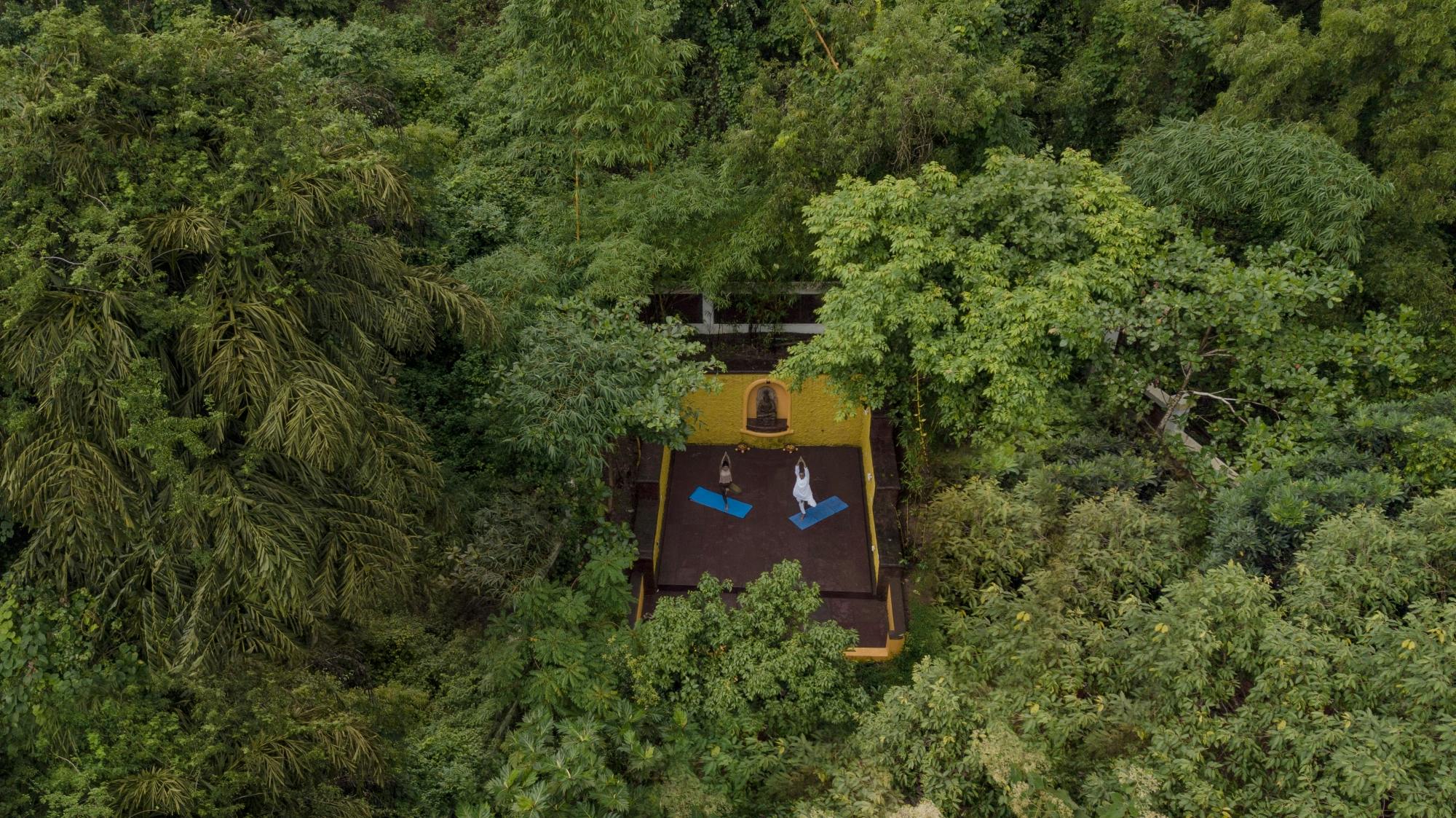 Yoga experience at Shanti Morada Heritage Mansion in north Goa