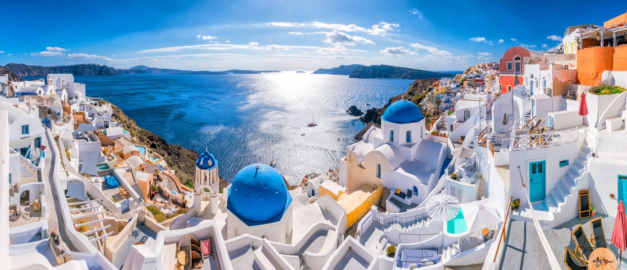 Santorini villages and Caldera private tour with meal