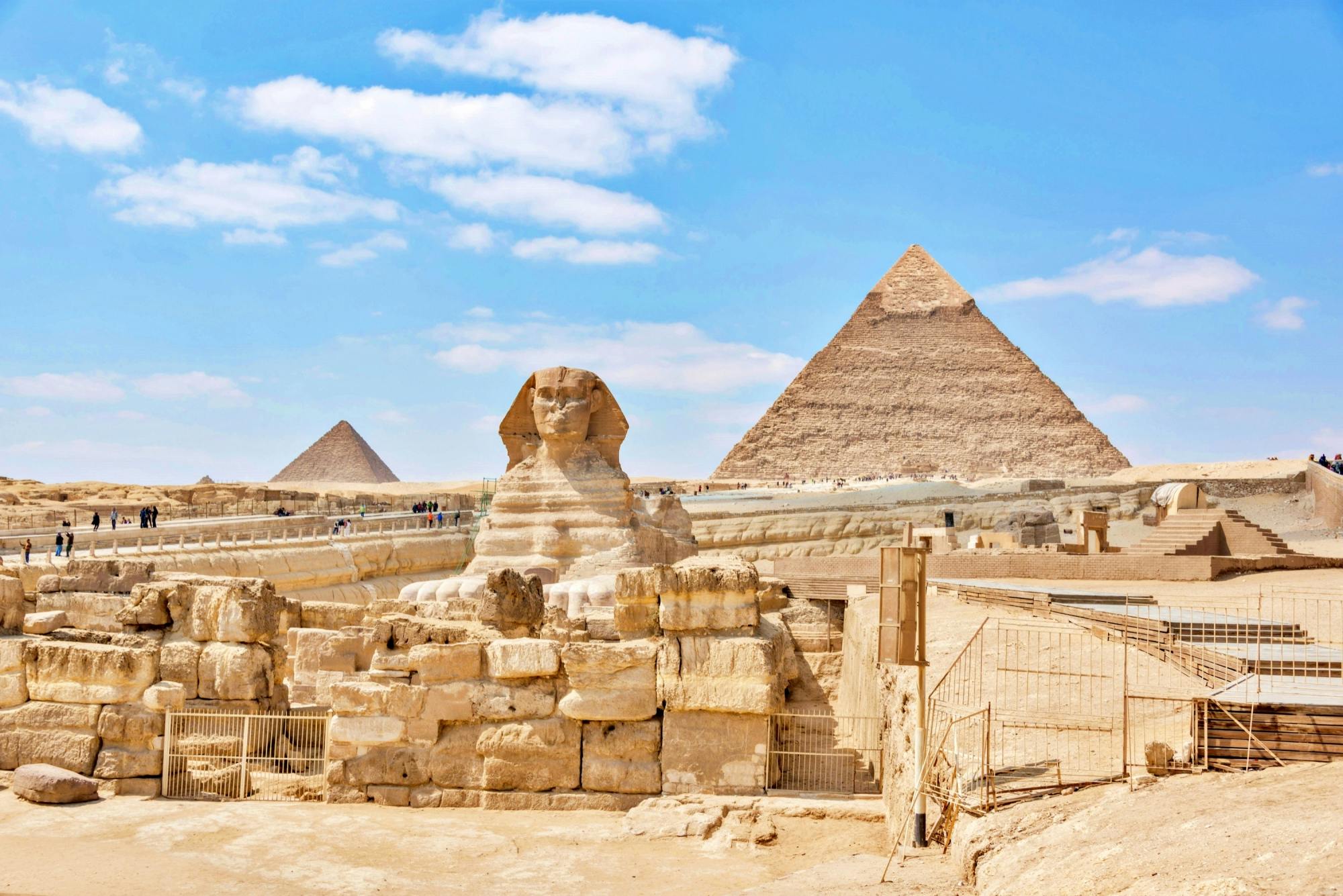 New Grand Museum, Giza Pyramids and Great Sphinx by Road from Hurghada