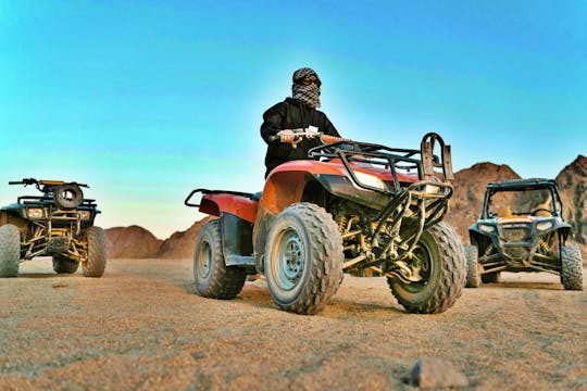 Morning Safari on a Quad Bike, Sand Buggy and 4x4 Jeep in Hurghada