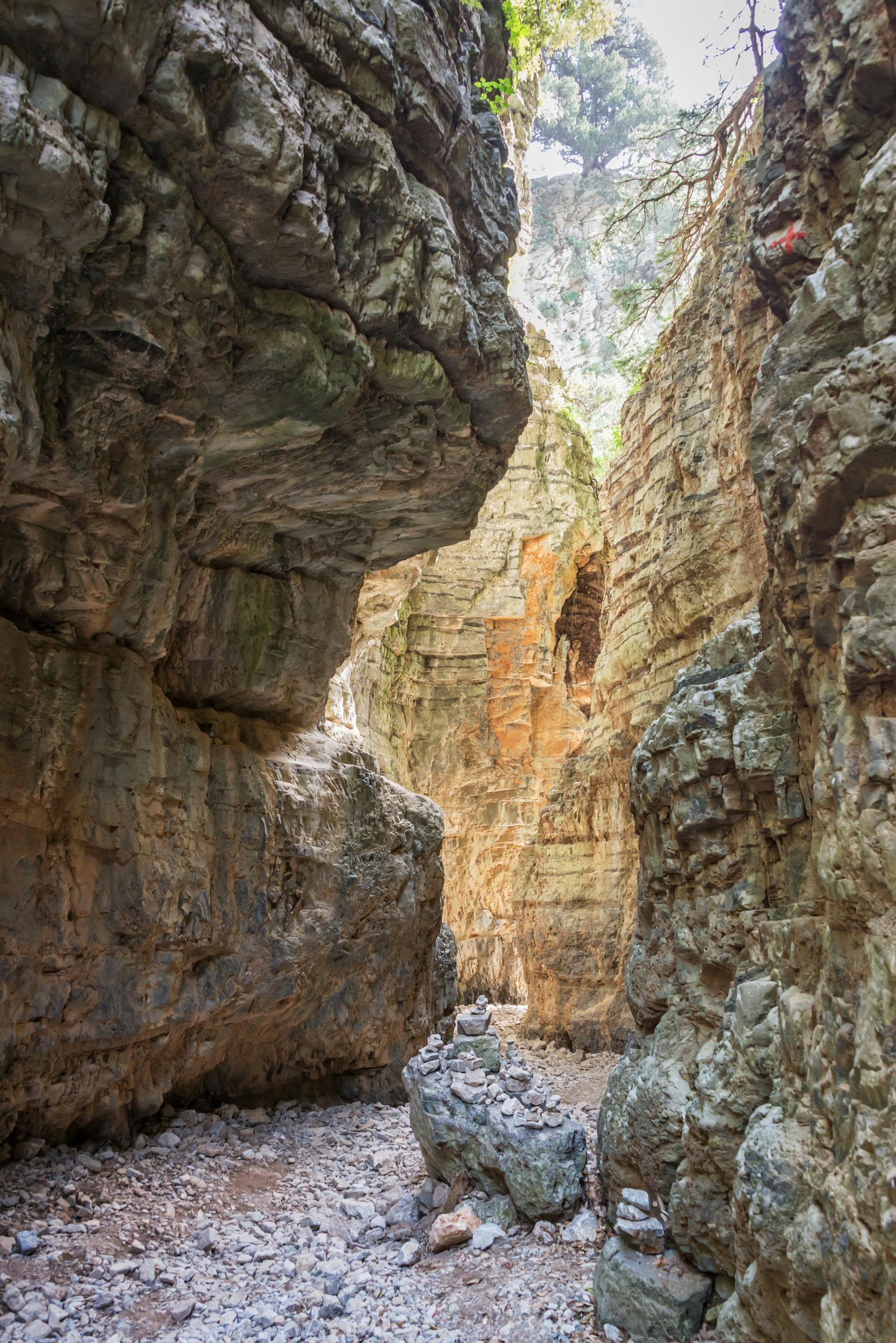 Full-day Imbros Gorge hike and Frangokastello Beach visit