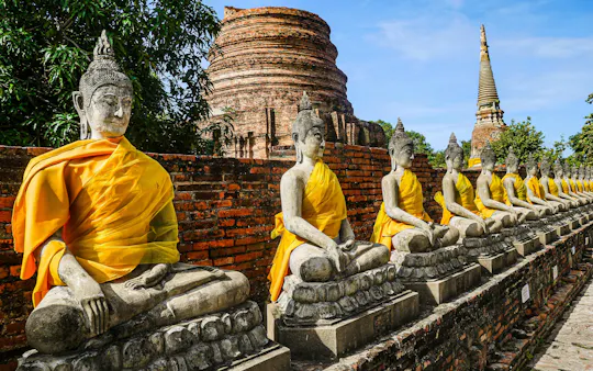 Excursão de um dia na Tailândia com viagem de comboio, mercados flutuantes e Ayutthaya