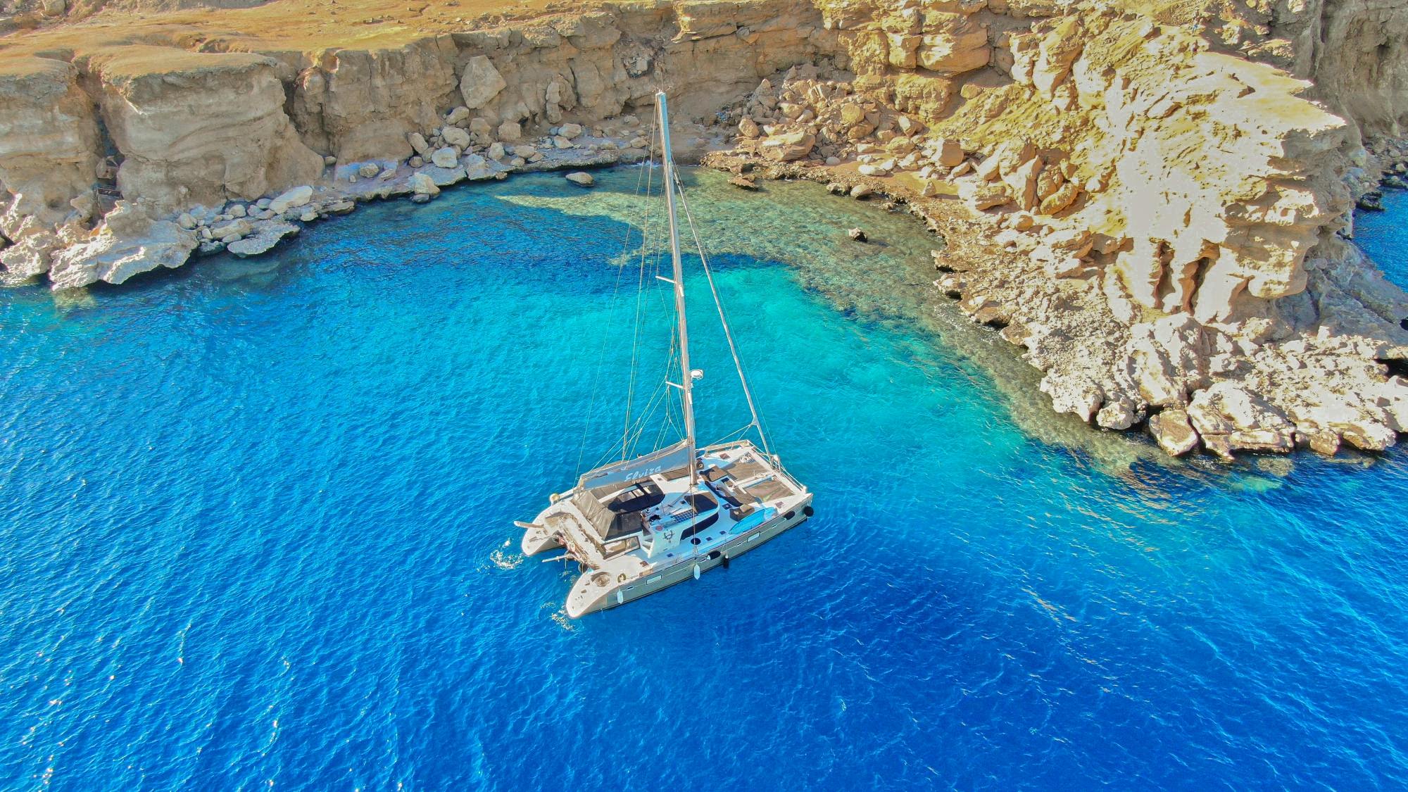 Crucero privado en yate de lujo al atardecer desde Sharm El Sheikh