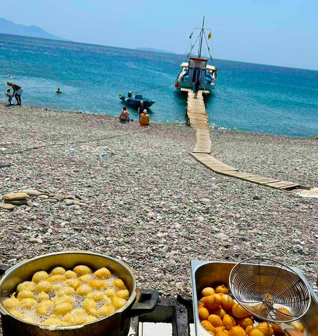 Kefalos Bay boat trip with lunch and fishing time