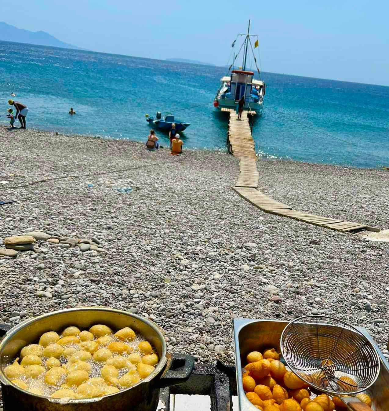 Kefalos Bay boat trip with lunch and fishing time