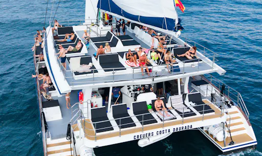 Blue Diamond catamaran cruise with unlimited drinks
