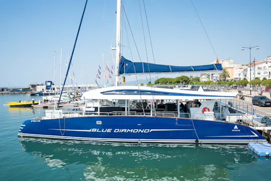 Crucero en catamarán «Blue Diamond» con bebidas ilimitadas