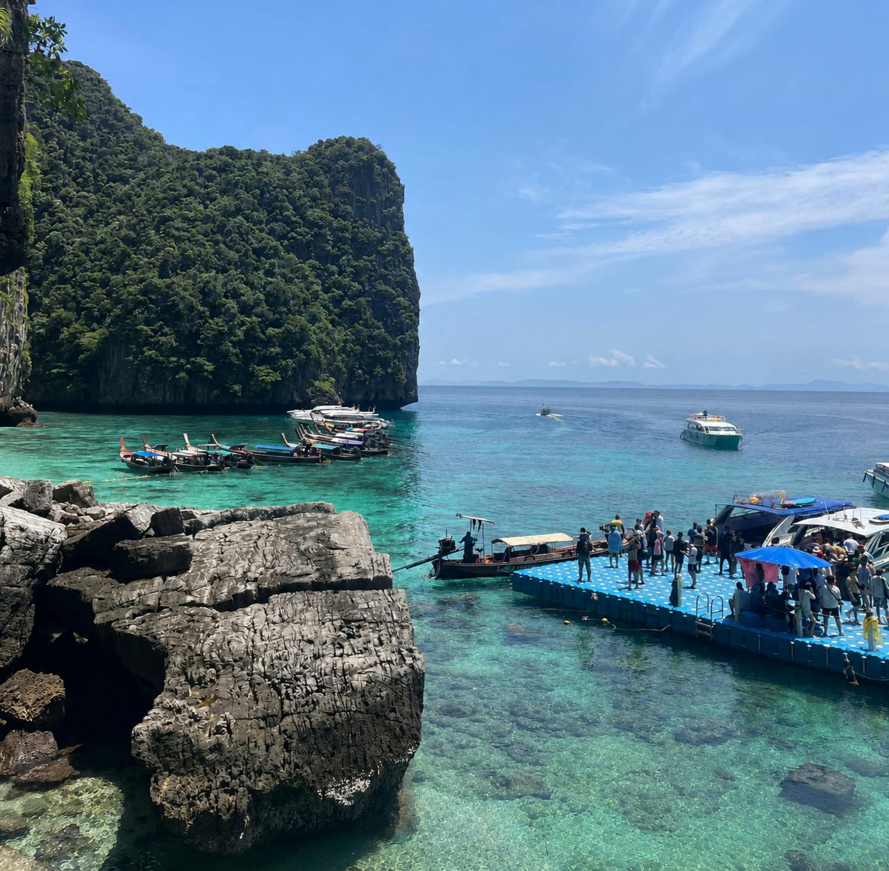 Phi Phi Islands full-day tour with private beach access
