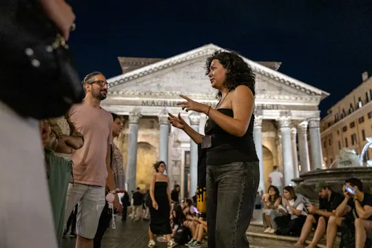 Rome City, Pantheon, and Trevi Fountain night walking tour