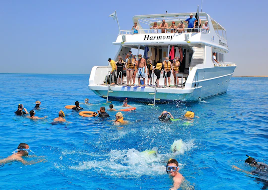 Snorkeling cruise with lunch and seascope submarine in Sharm el-Sheikh
