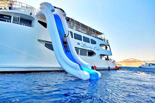 Sea trip and submarine on Liberty Catamaran from Sharm el-Sheikh
