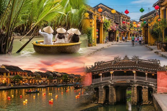 Hoi An guided tour with coconut village, old town visit and boat ride