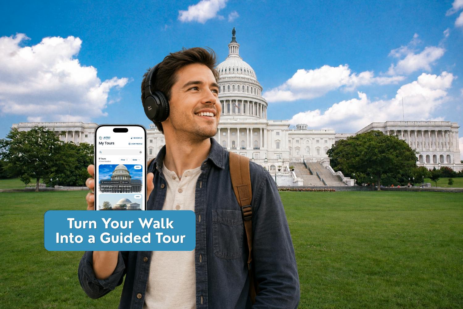 Visita áudio autoguiada a pé aos monumentos de Washington DC