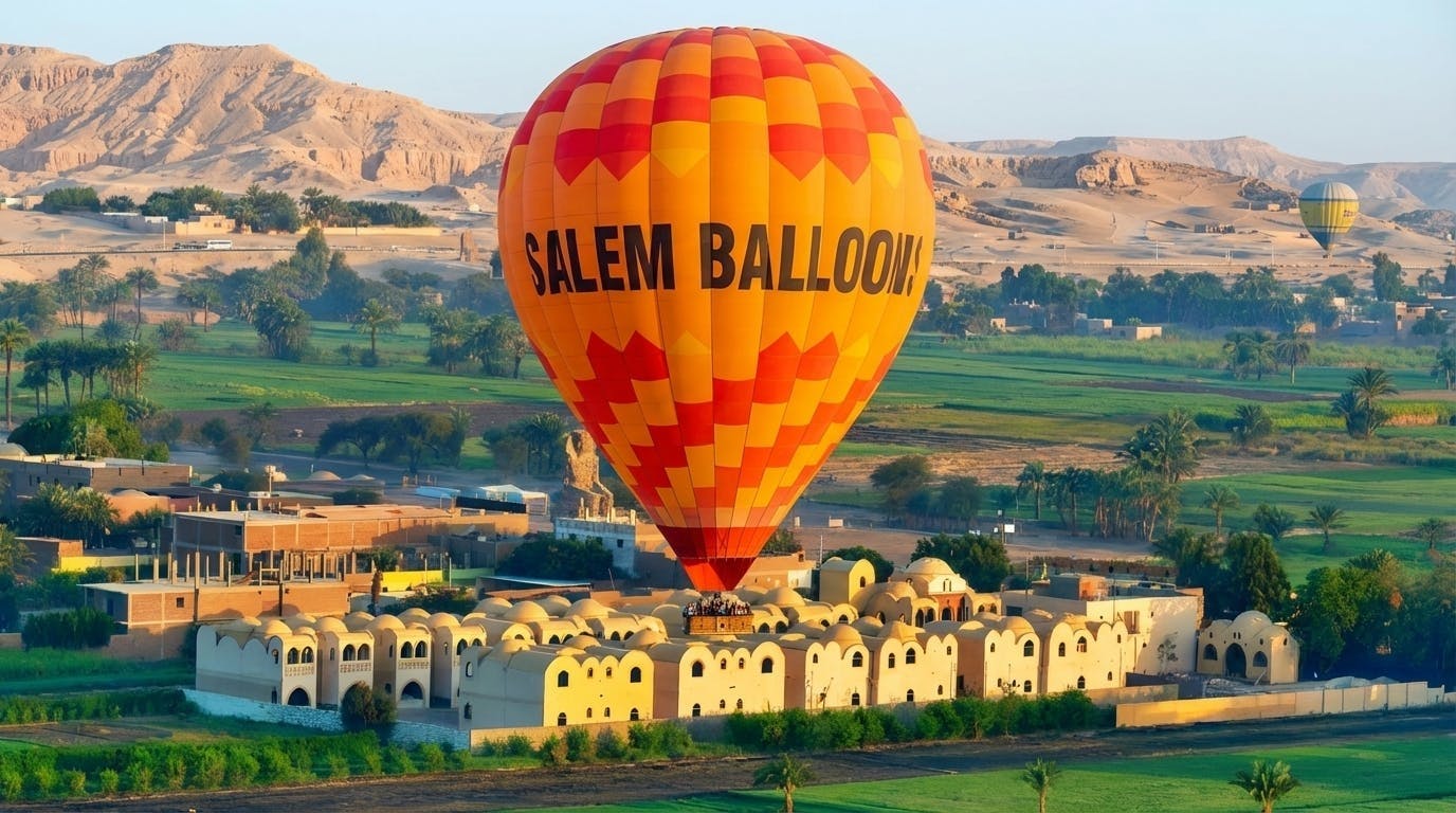 Excursão guiada de dia inteiro a Luxor com passeio de balão de ar quente