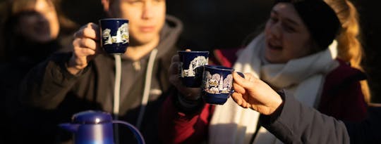 Passeio de barco com lareira: um conto de fadas de inverno em Leipzig