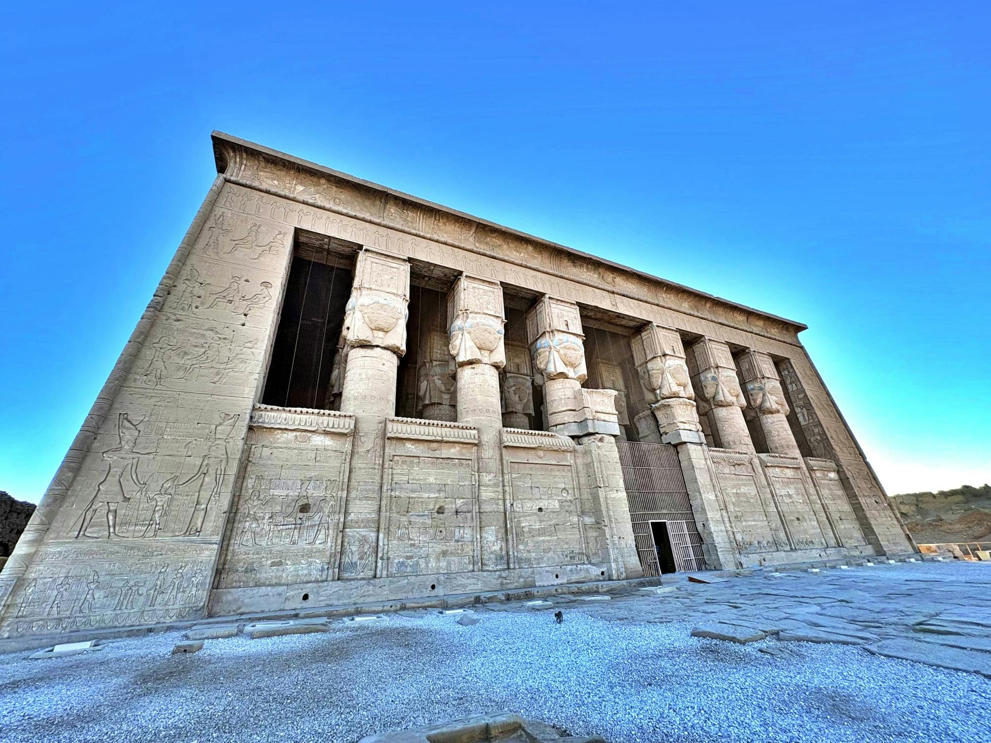 The temples of Dendera and Abydos from Luxor