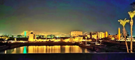 Sound and light show at the Karnak Temple from Luxor