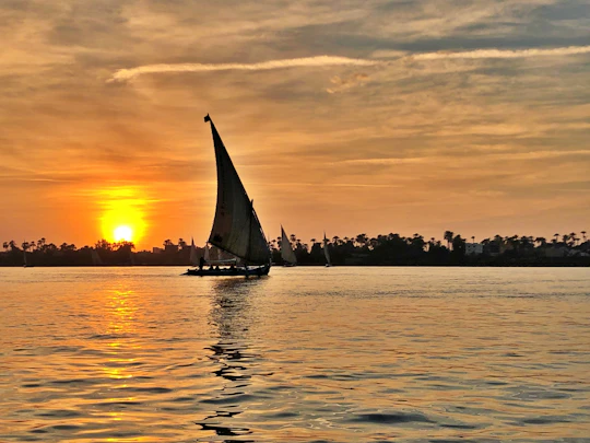 Sunset Cruise by Traditional Felucca with Luxor Temple by Night