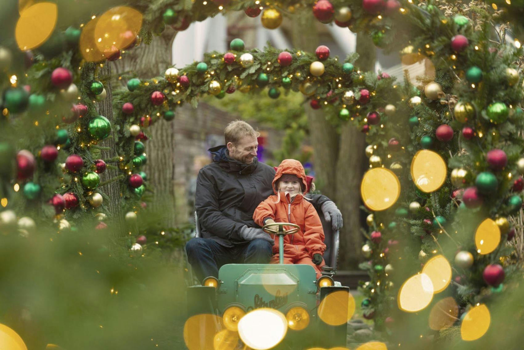 Tivoli Gardens Christmas admission ticket and optional ride pass