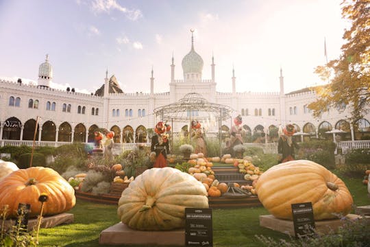 Tivoli Gardens Halloween admission ticket and optional ride pass