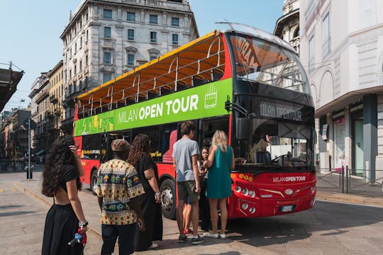 Milan open top hop-on hop-off bus tour 48 hours