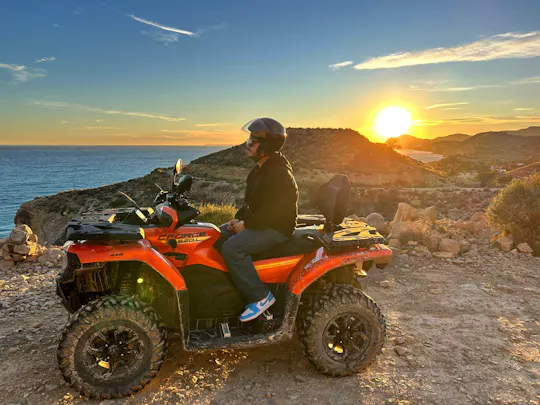 Costa Blanca guided quad tour from Villajoyosa with panoramic stop