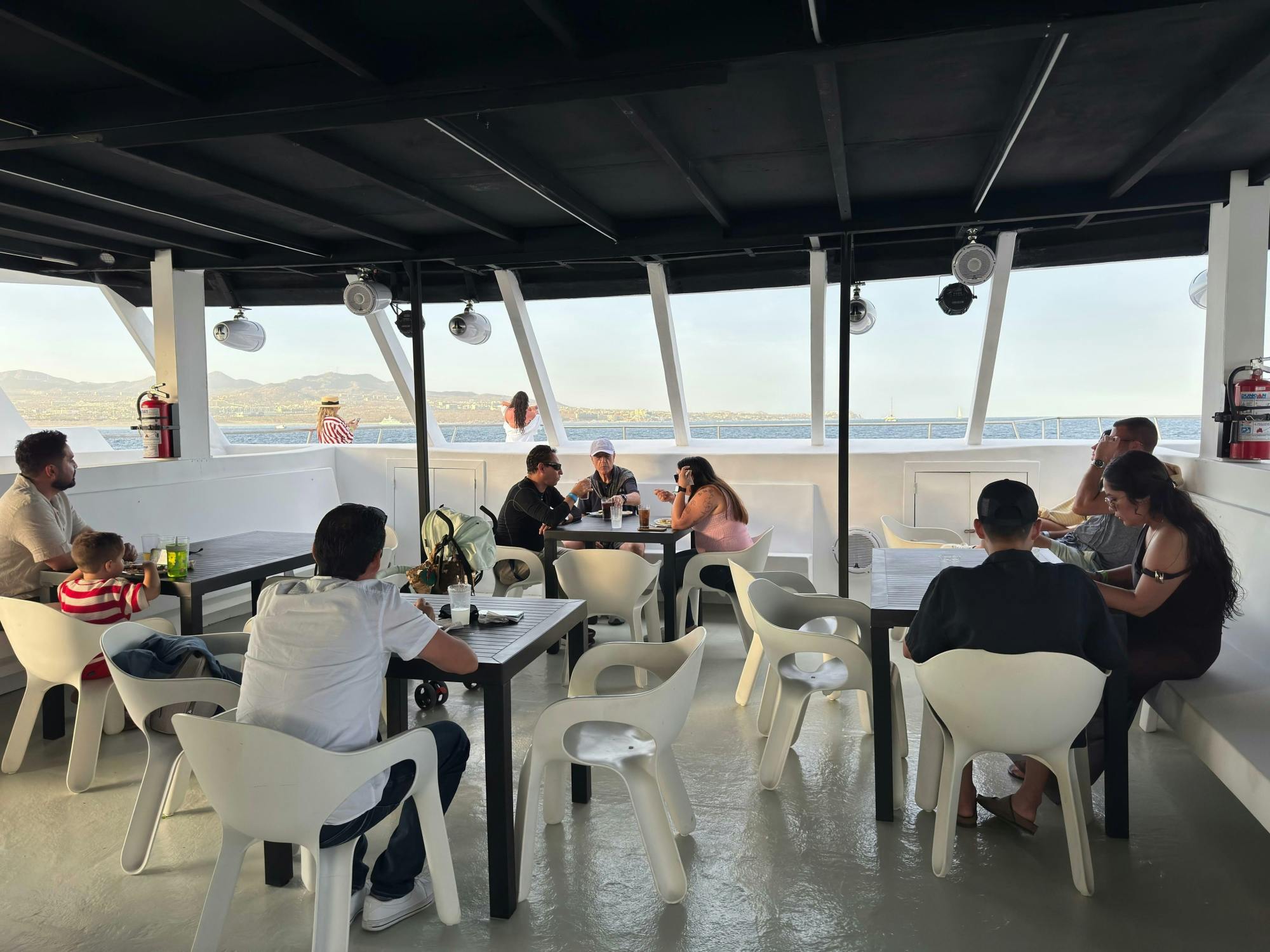 Cabo Oceanus Catamaran snorkel or sunset party cruise