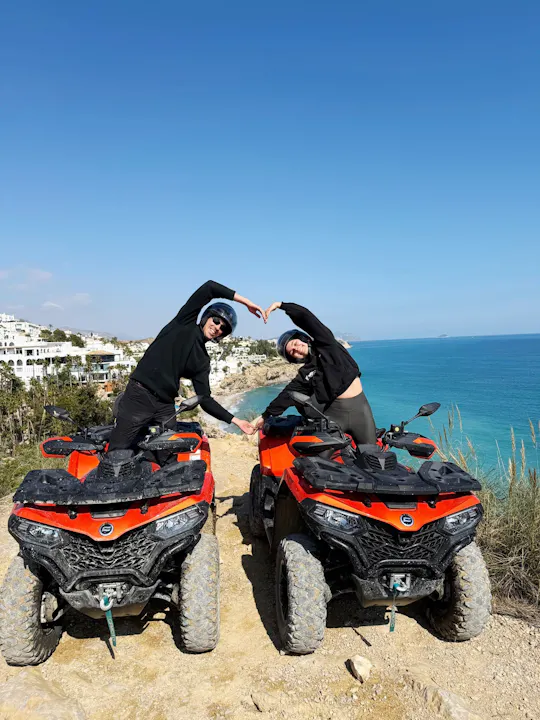 Wycieczka quadami z przewodnikiem z Villajoyosa w górach Costa Blanca