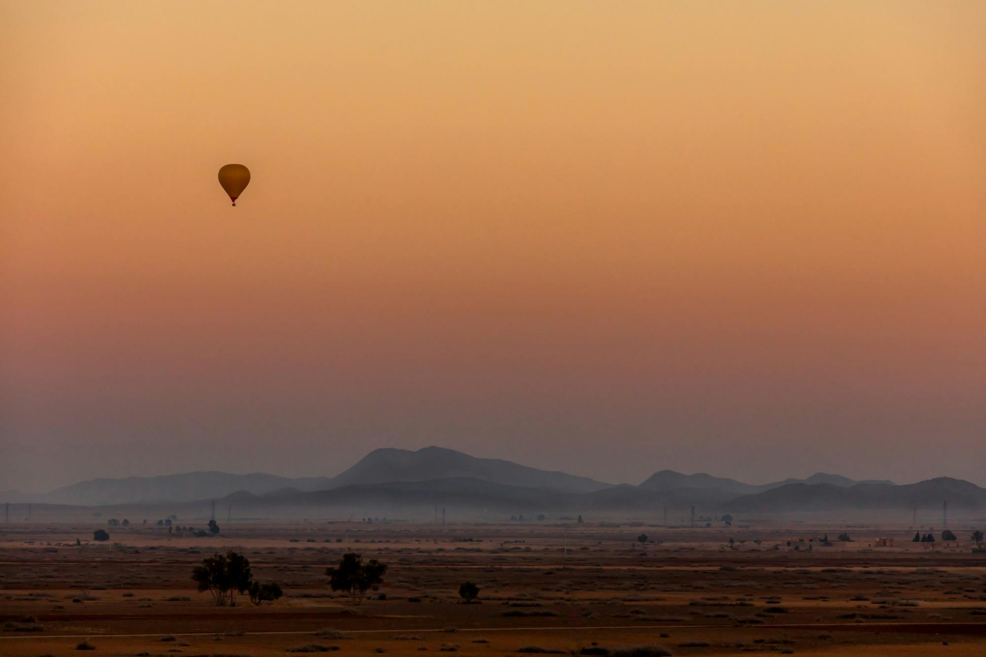 Marrakech hot air balloon ride