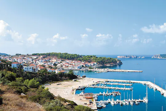 Visite en bateau à Pylos