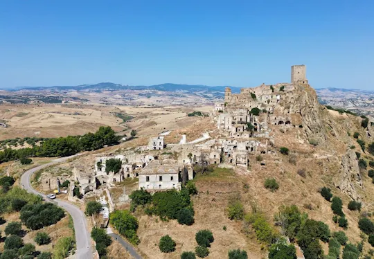 Craco ghost town and Lucano museum tour from Matera