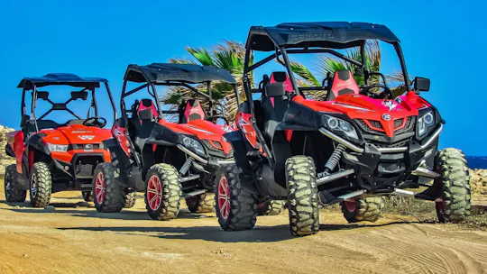 Super 4x4 safari with sand buggies and camel ride in Marsa Alam